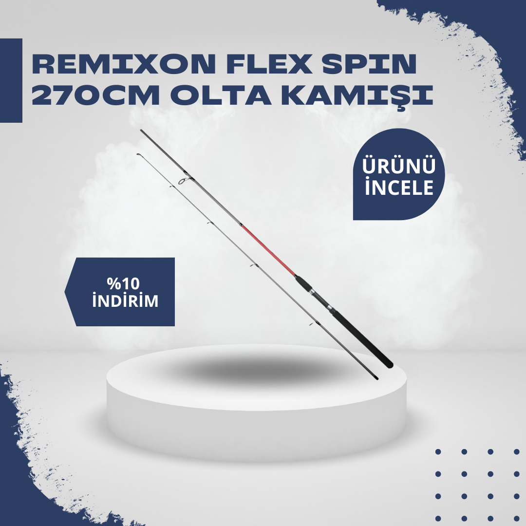 Remixon Flex Spin 270cm olta kamışı ürün kartı